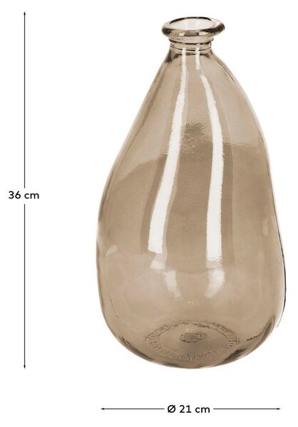 Barna váza (magasság 36 cm) Brenna – Kave Home