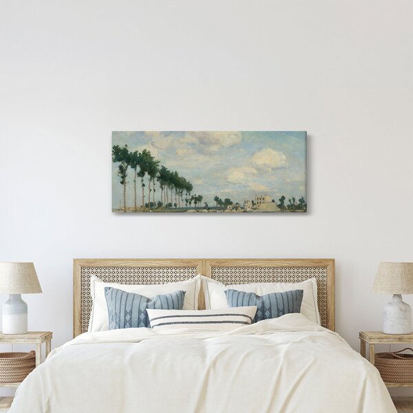 Kép - Johan Barthold Jongkind, The Towpath, reprodukciók (120x50 cm)
