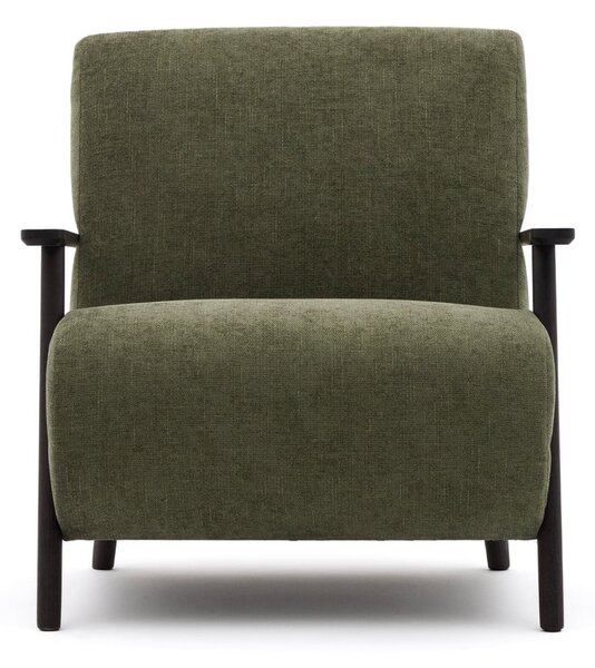 Zöld zsenília fotel Meghan – Kave Home