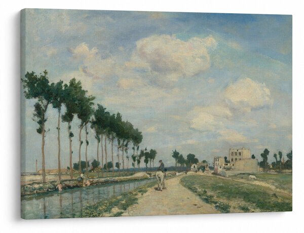 Kép - Johan Barthold Jongkind, The Towpath, reprodukciók (70x50 cm)