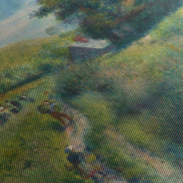 Kép - Auguste Renoir, The Mussel Harvest, reprodukciók (órával) (90x30 cm)
