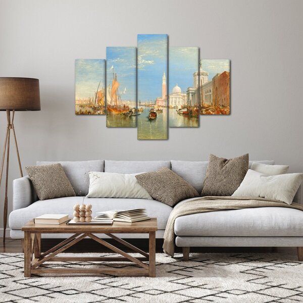 Kép - Joseph Mallord William Turner, Venice the Dogana and San Giorgio Maggiore, reprodukciók (150x105 cm)