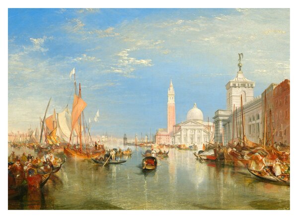 Kép - Joseph Mallord William Turner, Venice the Dogana and San Giorgio Maggiore, reprodukciók (70x50 cm)