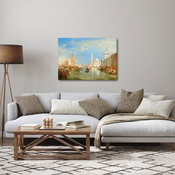 Kép - Joseph Mallord William Turner, Venice the Dogana and San Giorgio Maggiore, reprodukciók (70x50 cm)