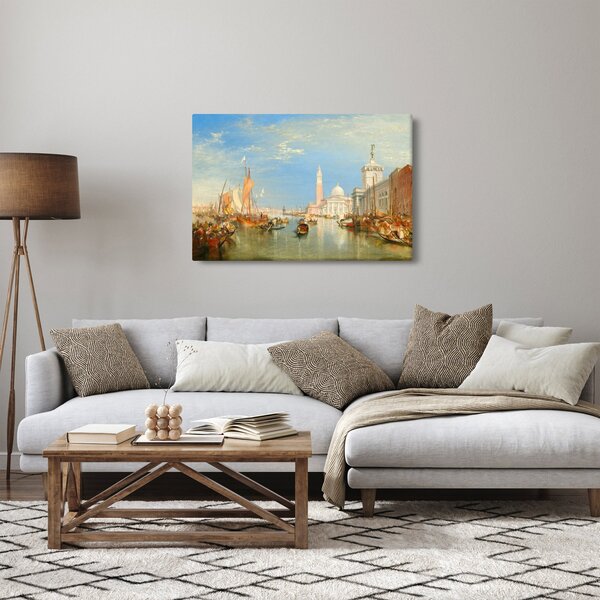Kép - Joseph Mallord William Turner, Venice the Dogana and San Giorgio Maggiore, reprodukciók (90x60 cm)