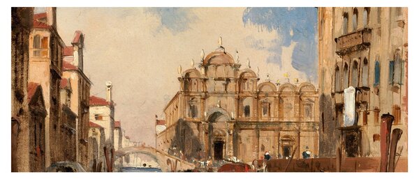 Kép - Jules-Romain Joyant, The Scuola di San Marco, Venice, reprodukciók (120x50 cm)