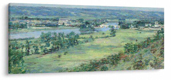 Kép - Theodore Robinson, The Valley of the Seine, From the Hills of Giverny, reprodukciók (120x50 cm)