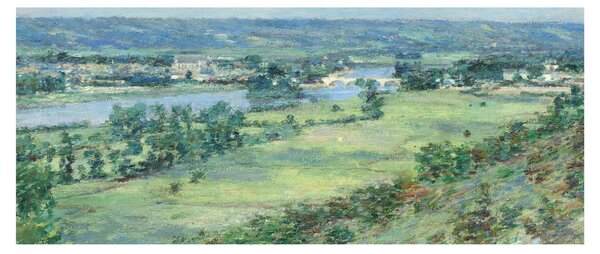 Kép - Theodore Robinson, The Valley of the Seine, From the Hills of Giverny, reprodukciók (120x50 cm)