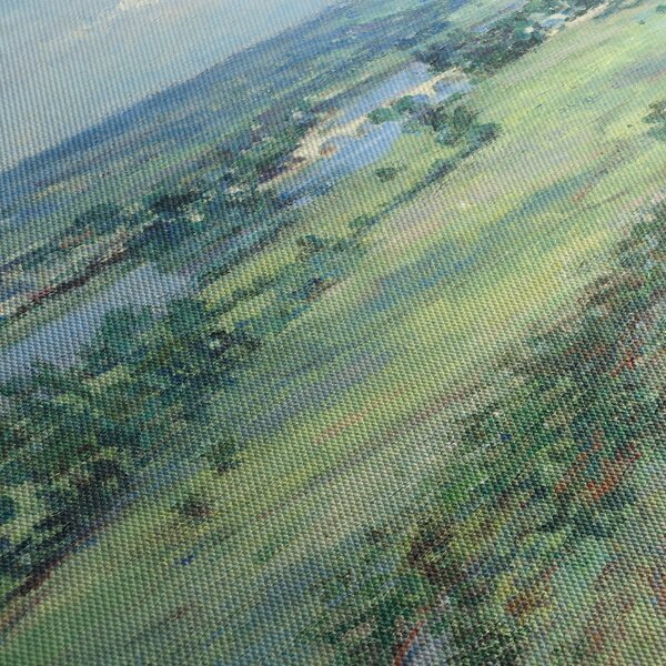 Kép - Theodore Robinson, The Valley of the Seine, From the Hills of Giverny, reprodukciók (120x50 cm)