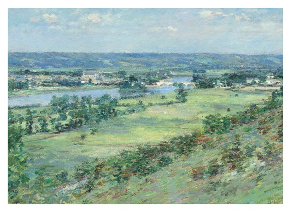 Kép - Theodore Robinson, The Valley of the Seine, From the Hills of Giverny, reprodukciók (70x50 cm)