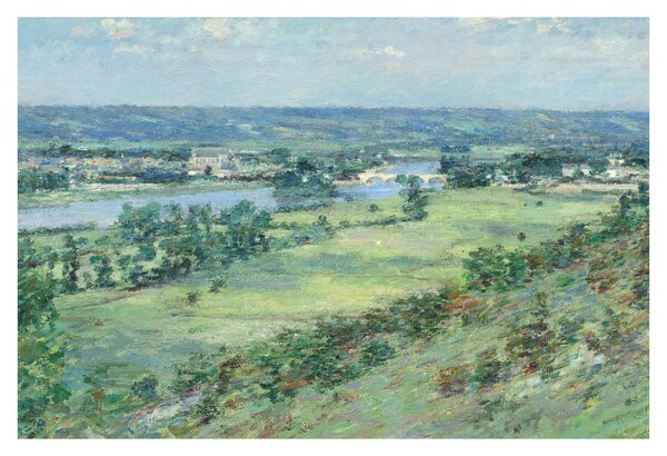 Kép - Theodore Robinson, The Valley of the Seine, From the Hills of Giverny, reprodukciók (90x60 cm)
