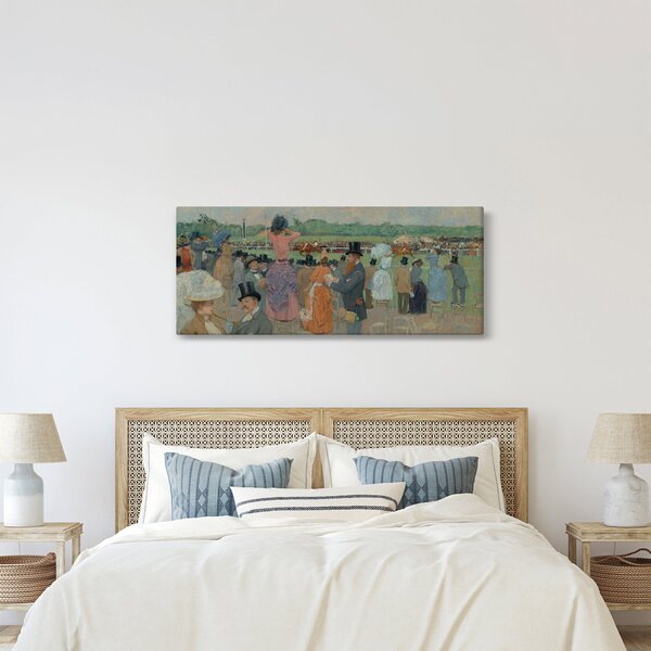 Kép - Jean-Louis Forain, The Races at Longchamp, reprodukciók (120x50 cm)