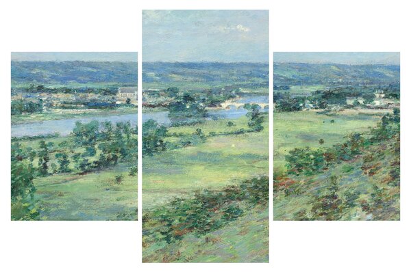 Kép - Theodore Robinson, The Valley of the Seine, From the Hills of Giverny, reprodukciók (90x60 cm)