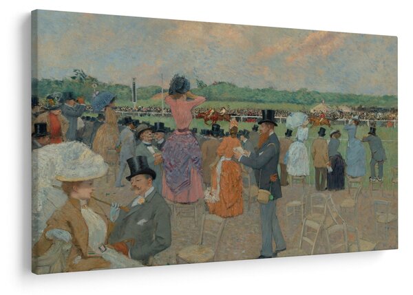 Kép - Jean-Louis Forain, The Races at Longchamp, reprodukciók (90x60 cm)