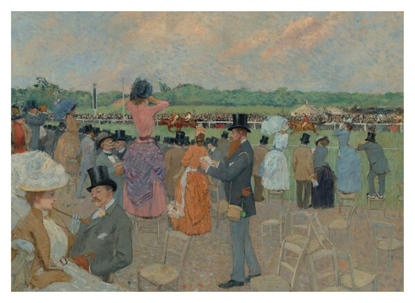 Kép - Jean-Louis Forain, The Races at Longchamp, reprodukciók (70x50 cm)