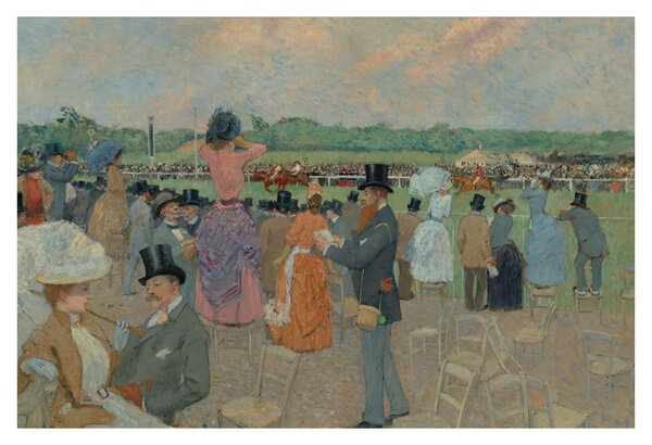 Kép - Jean-Louis Forain, The Races at Longchamp, reprodukciók (90x60 cm)