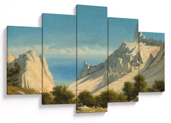 Kép - Georg Emil Libert, View of Sommerspiret, the Cliffs of Møn, reprodukciók (150x105 cm)