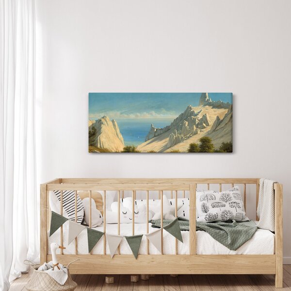 Kép - Georg Emil Libert, View of Sommerspiret, the Cliffs of Møn, reprodukciók (120x50 cm)