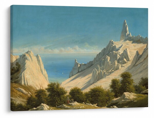 Kép - Georg Emil Libert, View of Sommerspiret, the Cliffs of Møn, reprodukciók (70x50 cm)