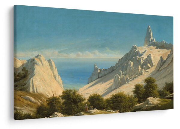 Kép - Georg Emil Libert, View of Sommerspiret, the Cliffs of Møn, reprodukciók (90x60 cm)