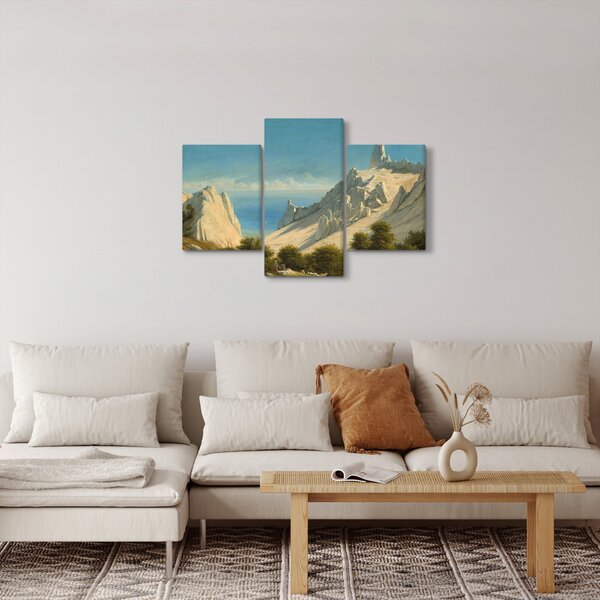 Kép - Georg Emil Libert, View of Sommerspiret, the Cliffs of Møn, reprodukciók (90x60 cm)