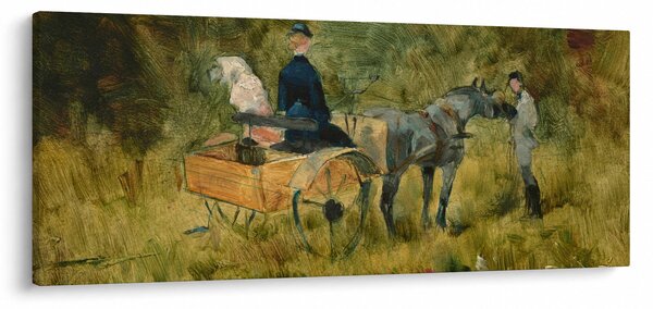Kép - Henri de Toulouse-Lautrec, The Trap, reprodukciók (120x50 cm)
