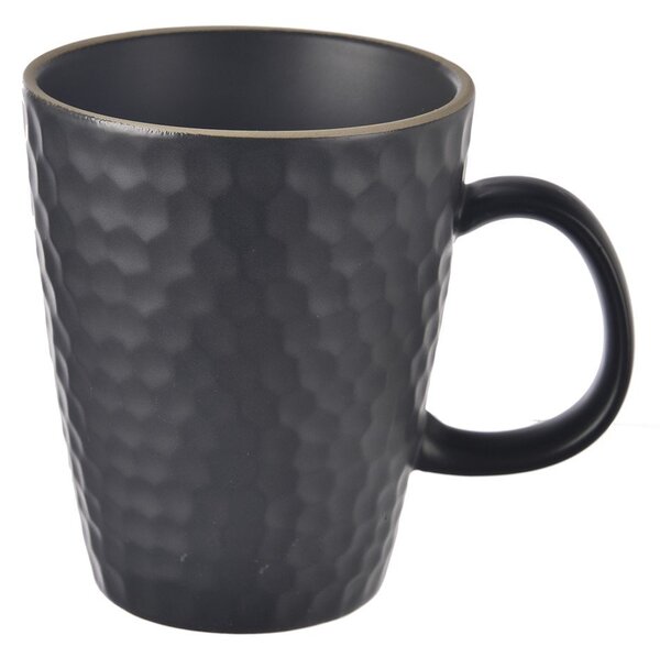 Fekete kerámia bögre 420 ml Tea Time – Orion