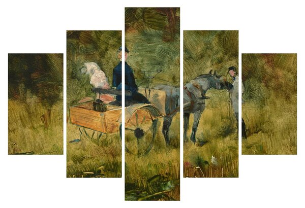 Kép - Henri de Toulouse-Lautrec, The Trap, reprodukciók (150x105 cm)