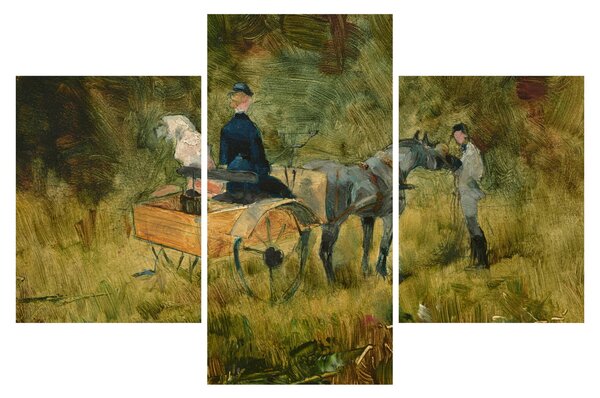 Kép - Henri de Toulouse-Lautrec, The Trap, reprodukciók (90x60 cm)