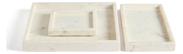 Márvány dekoratív tálca 18x35 cm Serela – Kave Home