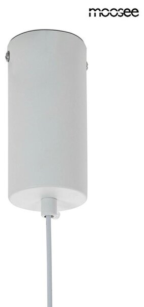 Moosee Ombre 80 LED Függőlámpa Acél Fehér Minimalista