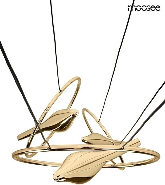 MOOSEE BIRD DISC arany függőlámpa