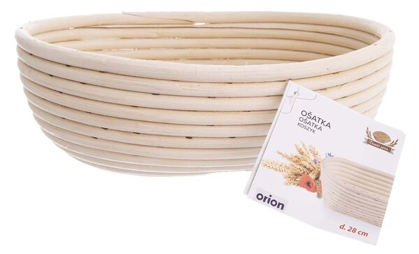 Rattan természetes fűzfavessző kosár, 28 x 22 cm - Orion