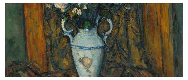Kép - Paul Cézanne, Vase of Flowers, reprodukciók (120x50 cm)