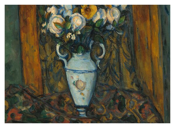 Kép - Paul Cézanne, Vase of Flowers, reprodukciók (70x50 cm)