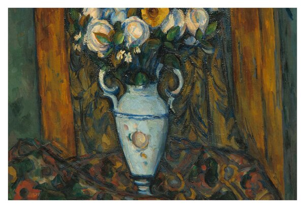 Kép - Paul Cézanne, Vase of Flowers, reprodukciók (90x60 cm)
