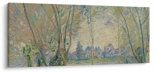 Kép - Claude Monet, Woman Seated under the Willows, reprodukciók (120x50 cm)