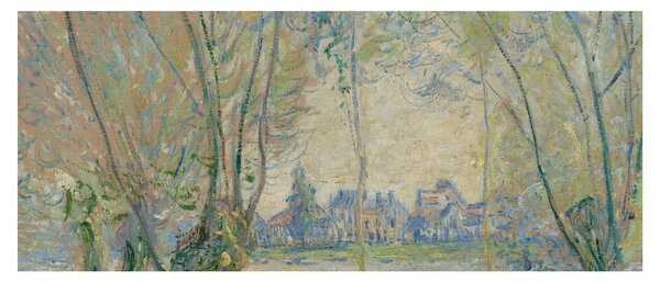 Kép - Claude Monet, Woman Seated under the Willows, reprodukciók (120x50 cm)
