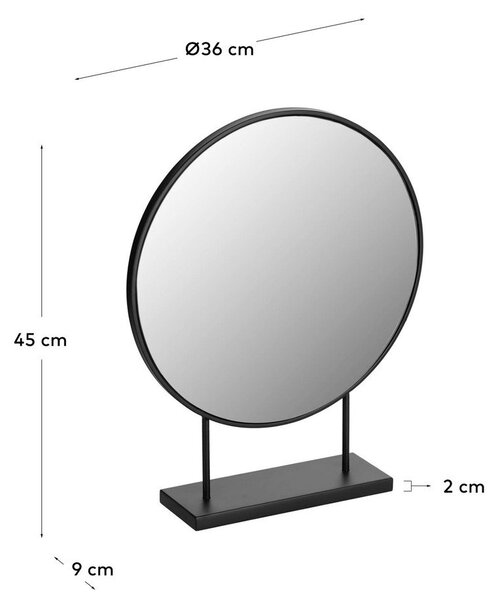 Kozmetikai tükör 36x45 cm Libia – Kave Home
