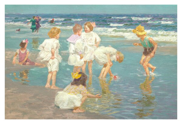 Kép - Edward Henry Potthast, A Holiday, reprodukciók (90x60 cm)