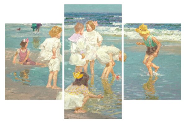 Kép - Edward Henry Potthast, A Holiday, reprodukciók (90x60 cm)