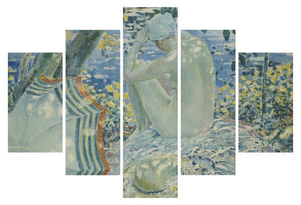 Kép - Frederick Carl Frieseke, On the Bank, reprodukciók (150x105 cm)
