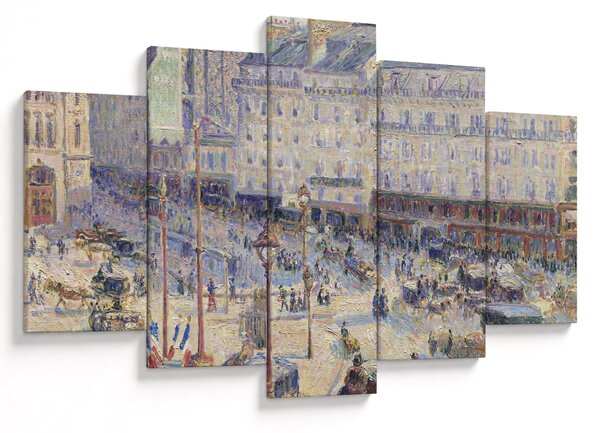Kép - Camille Pissarro, The Place du Havre, reprodukciók (150x105 cm)