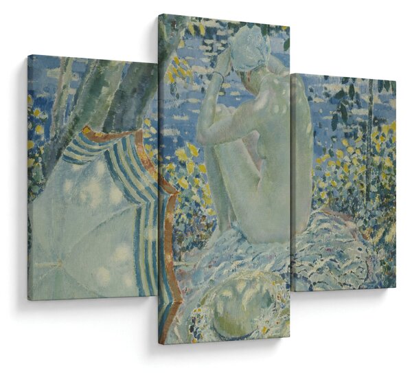 Kép - Frederick Carl Frieseke, On the Bank, reprodukciók (90x60 cm)