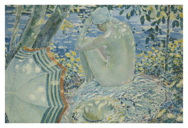 Kép - Frederick Carl Frieseke, On the Bank, reprodukciók (90x60 cm)