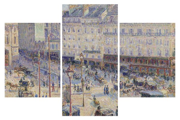 Kép - Camille Pissarro, The Place du Havre, reprodukciók (90x60 cm)