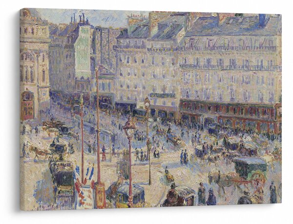 Kép - Camille Pissarro, The Place du Havre, reprodukciók (70x50 cm)