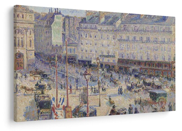 Kép - Camille Pissarro, The Place du Havre, reprodukciók (90x60 cm)