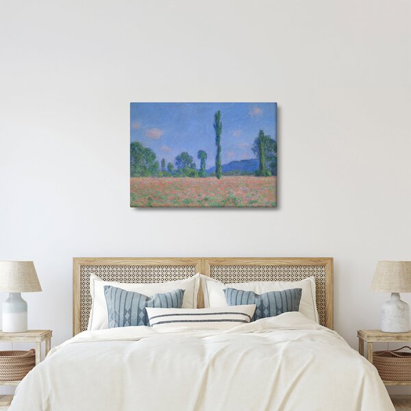 Kép - Claude Monet, Poppy Field (Giverny), reprodukciók (70x50 cm)