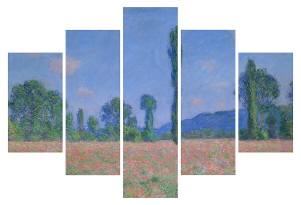Kép - Claude Monet, Poppy Field (Giverny), reprodukciók (150x105 cm)
